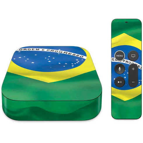 Brazil Flag Apple TV Skin